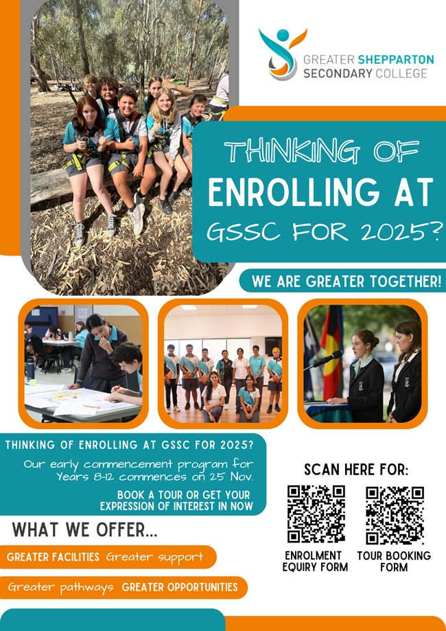 2025 enrolments