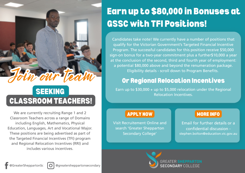 Join our team incentives 